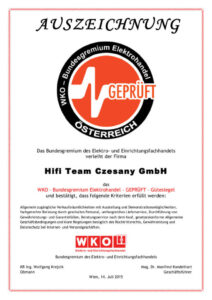 WKO Gütesiegel